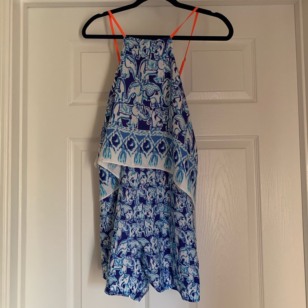 Lilly Pulitzer Elephant Romper